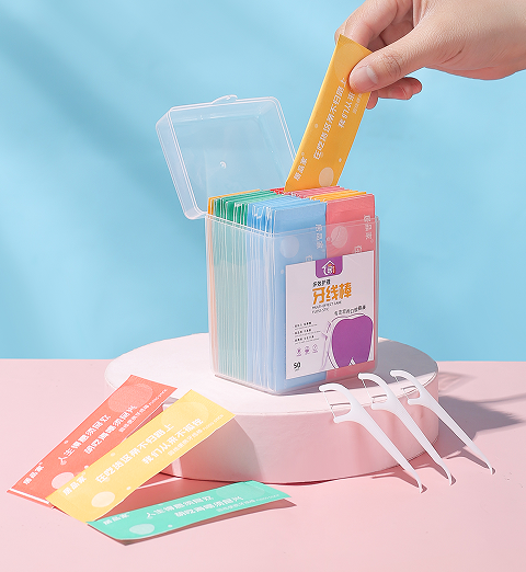 独立包装牙线棒